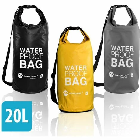 eyepower Trockentasche DryBag 20L Grau 100% wasserdicht ultraleicht Schultergurt Eyepower Trockentasche DryBag 20L Grau 100% Wasserdicht Ultraleicht Schultergurt -Eyepower-Shop 10736701 4