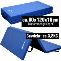 EYEPOWER XXL Gymnastikmatte 180x120x5cm - Faltbare Turnmatte 4 EYEPOWER XXL Gymnastikmatte 180x120x5cm - Faltbare Turnmatte -Eyepower-Shop 12360276 3
