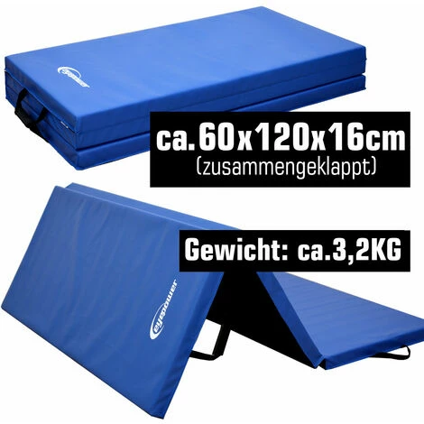 EYEPOWER XXL Gymnastikmatte 180x120x5cm - Faltbare Turnmatte EYEPOWER XXL Gymnastikmatte 180x120x5cm - Faltbare Turnmatte -Eyepower-Shop 12360276 3