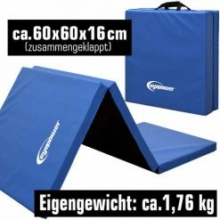 EYEPOWER XL Gymnastikmatte 180x60x5cm - Faltbare Turnmatte -Eyepower-Shop 12382477 3