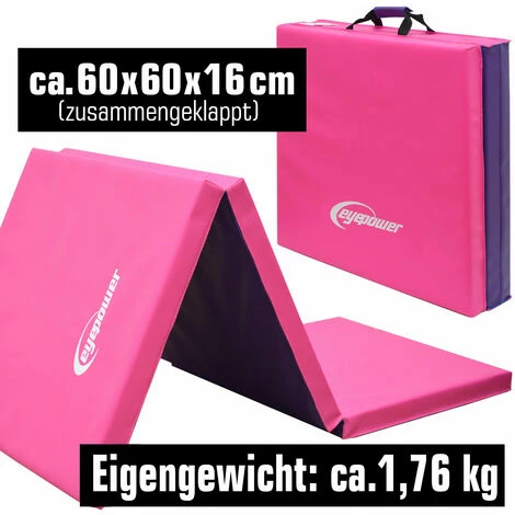 EYEPOWER XL Gymnastikmatte 180x60x5cm - Faltbare Turnmatte EYEPOWER XL Gymnastikmatte 180x60x5cm - Faltbare Turnmatte -Eyepower-Shop 12382479 3