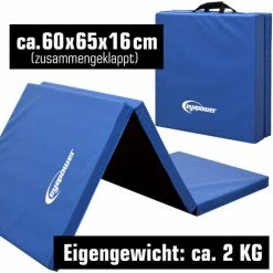 EYEPOWER XL Gymnastikmatte 190x60x5cm - Faltbare Turnmatte -Eyepower-Shop 12382480 3
