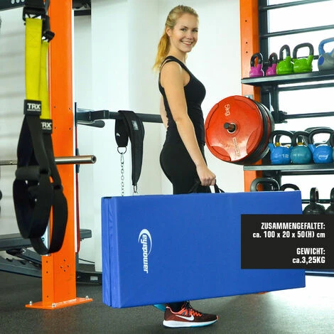 EYEPOWER XL Weichbodenmatte 200x100x5cm - Faltbare Turnmatte EYEPOWER XL Weichbodenmatte 200x100x5cm - Faltbare Turnmatte -Eyepower-Shop 19577606 3