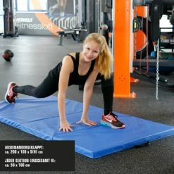 EYEPOWER XL Weichbodenmatte 200x100x5cm - Faltbare Turnmatte 6 EYEPOWER XL Weichbodenmatte 200x100x5cm - Faltbare Turnmatte -Eyepower-Shop 19577606 5