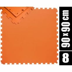 EYEPOWER 360x180 XL Trainingsmatte Mit Rand - 8er Set 90x90 Bodenmatte