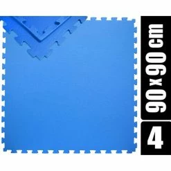 EYEPOWER 180x180 XL Trainingsmatte Mit Rand - 4er Set 90x90 Bodenmatte