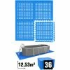 EYEPOWER 12,5 M² Poolunterlage - 36 EVA Matten 62x62 - Unterlegmatten Set Pool Unterlage -Eyepower-Shop 53910853 1