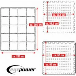 EYEPOWER 7 M² Poolunterlage - 20 EVA Matten 62x62 - Unterlegmatten Set - Pool Unterlage 6 EYEPOWER 7 M² Poolunterlage - 20 EVA Matten 62x62 - Unterlegmatten Set - Pool Unterlage -Eyepower-Shop 53911456 5