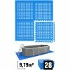 EYEPOWER 9,8 M² Poolunterlage - 28 EVA Matten 62x62 - Unterlegmatten Set - Pool Unterlage 2 EYEPOWER 9,8 M² Poolunterlage - 28 EVA Matten 62x62 - Unterlegmatten Set - Pool Unterlage -Eyepower-Shop 53911474 1