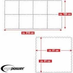 EYEPOWER 5,1 M² Poolunterlage - 8 EVA Matten 81x81 Pool Unterlage - Unterlegmatten Set 6 EYEPOWER 5,1 M² Poolunterlage - 8 EVA Matten 81x81 Pool Unterlage - Unterlegmatten Set -Eyepower-Shop 54655896 5
