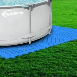 EYEPOWER Poolunterlage Für 244 Cm Pool - 28 EVA Matten - 1cm Outdoor Unterlegmatten Set -Eyepower-Shop 57553186 3