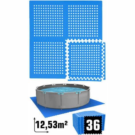 EYEPOWER Poolunterlage für 305 cm Pool - 36 EVA Matten - 1cm Outdoor Unterlegmatten Set EYEPOWER Poolunterlage Für 305 Cm Pool - 36 EVA Matten - 1cm Outdoor Unterlegmatten Set -Eyepower-Shop 57553572 2