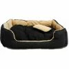 Eyepower Katzenbett Hundebett 70x60x18 Cm Katzenkissen Hundekissen Waschbar Tierkissen Tierbett Innenkissen Schwarz-Beige -Eyepower-Shop 6267859 1