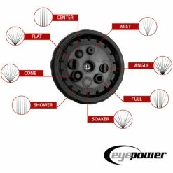 Eyepower Dehnbarer Gartenschlauch 10 - 30m Doppelter Latexkern 3-fach Verstärkt Messing Verbinder Handbrause Schwarz 11 Eyepower Dehnbarer Gartenschlauch 10 - 30m Doppelter Latexkern 3-fach Verstärkt Messing Verbinder Handbrause Schwarz -Eyepower-Shop 6267947 5