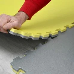 EYEPOWER 2.4qm Profi Fitnessmatte 2cm - 3er Set 90x90 Bodenschutzmatte Für Fitnessgeräte -Eyepower-Shop 63564132 4