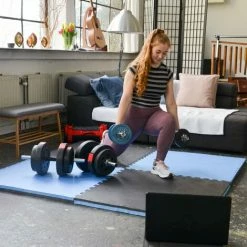 EYEPOWER 1.6qm Kampfsportmatte 4cm - 2 Judo Matten Für Zuhause 90x90 Home Gym Dojo Matte 4 EYEPOWER 1.6qm Kampfsportmatte 4cm - 2 Judo Matten Für Zuhause 90x90 Home Gym Dojo Matte -Eyepower-Shop 64446752 3