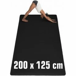 EYEPOWER 200x125 XXL Yogamatte 6mm TPE Fitnessmatte Rutschfest Yoga Fitness Sport Matte