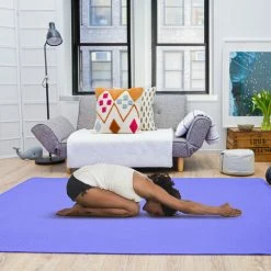 EYEPOWER 200x125 Yogamatte XXL 6mm TPE Fitnessmatte Rutschfest Yoga Fitness Sport Matte -Eyepower-Shop 7447617 3