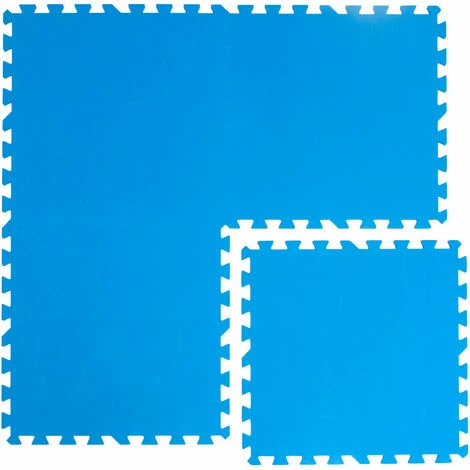 EYEPOWER Pool Bodenschutz Fliesen Matten 50 X 50 Cm Blau Puzzlematte 3 EYEPOWER Pool Bodenschutz Fliesen Matten 50 X 50 Cm Blau Puzzlematte