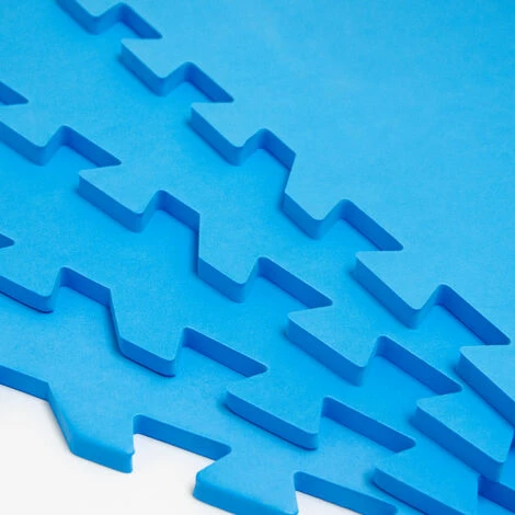 EYEPOWER Pool Bodenschutz Fliesen Matten 50 X 50 Cm Blau Puzzlematte 5 EYEPOWER Pool Bodenschutz Fliesen Matten 50 X 50 Cm Blau Puzzlematte – Bild 3