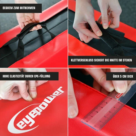 EYEPOWER XL Weichbodenmatte 200x100x5cm - Faltbare Turnmatte EYEPOWER XL Weichbodenmatte 200x100x5cm - Faltbare Turnmatte -Eyepower-Shop 9170163 2