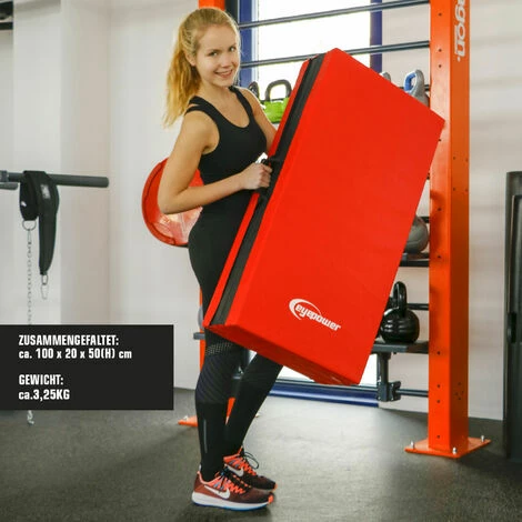 EYEPOWER XL Weichbodenmatte 200x100x5cm - Faltbare Turnmatte EYEPOWER XL Weichbodenmatte 200x100x5cm - Faltbare Turnmatte -Eyepower-Shop 9170163 3