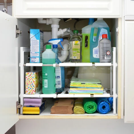 EYEPOWER Unterschrankregal Küchenregal 39-67 cm Teleskopregal Unterschrank Regal Küche EYEPOWER Unterschrankregal Küchenregal 39-67 Cm Teleskopregal Unterschrank Regal Küche -Eyepower-Shop 9170176 2