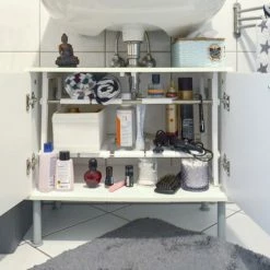 EYEPOWER Unterschrankregal Küchenregal 39-67 Cm Teleskopregal Unterschrank Regal Küche 4 EYEPOWER Unterschrankregal Küchenregal 39-67 Cm Teleskopregal Unterschrank Regal Küche -Eyepower-Shop 9170176 3