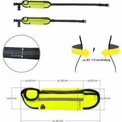 EYEPOWER XL Jogging Hundeleine 162-225 Cm Bungee Leine Bauchgurt Hunde Joggingleine Gelb -Eyepower-Shop 9369343 3