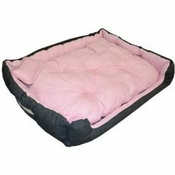Eyepower Hundebett 120x90x27 Cm Hundekissen Waschbar Tierkissen Tierbett Katzenbett Katzenkissen Innenkissen Pink