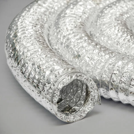 EYEPOWER Aluflexrohr Aluflexschlauch 10m Flexrohr Luftschlauch Alurohr Ø100mm Hitzebeständiges Luftrohr EYEPOWER Aluflexrohr Aluflexschlauch 10m Flexrohr Luftschlauch Alurohr Ø100mm Hitzebeständiges Luftrohr -Eyepower-Shop 9846149 3