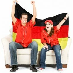 EYEPOWER Deutschland-Flagge Aus Polyester ~ 145 X 87 Cm