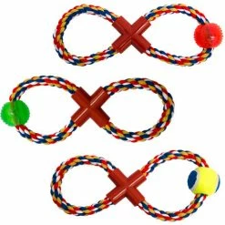 EYEPOWER Zerrspielzeug Hundespielzeug "Acht Mit Kugel" Tierspielzeug