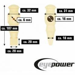 EYEPOWER Zubehör EPR-ST06 Spieler Weiß -Eyepower-Shop 9846337 5