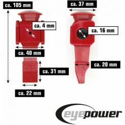 EYEPOWER Zubehör EPR-ST08 Spieler Braun/Rot 6 EYEPOWER Zubehör EPR-ST08 Spieler Braun/Rot -Eyepower-Shop 9846338 5