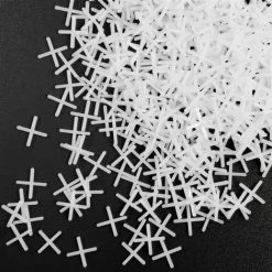 Eyepower 1000 Fliesenkreuze Fugenkreuz Fliesen Abstandhalter Fliesenfugen | Kunststoff | Ca. 2 Mm | Weiß -Eyepower-Shop 9846441 5