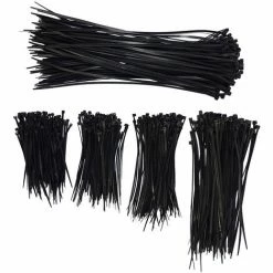 EYEPOWER 500-tlg. Kabelbinder-Set 100/120/150/200/300 Mm Schwarz