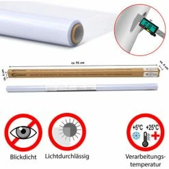 EYEPOWER Sichtschutz Fensterfolie 90x200 Cm Milchglasfolie Blickdicht Sonnenschutz -Eyepower-Shop 9846483 3
