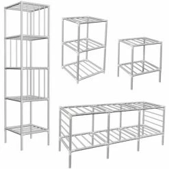 EYEPOWER XL Kleiderschrank Metall Regal System Stange 10 EYEPOWER XL Kleiderschrank Metall Regal System Stange -Eyepower-Shop 9846498 4