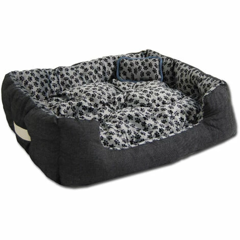 eyepower Hundebett 82x70x20 cm Hundekissen Waschbar Tierkissen Tierbett Katzenbett Katzenkissen Innenkissen Grau Tatze Eyepower Hundebett 82x70x20 Cm Hundekissen Waschbar Tierkissen Tierbett Katzenbett Katzenkissen Innenkissen Grau Tatze -Eyepower-Shop 9846581 1