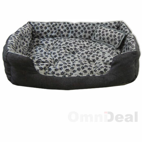 eyepower Hundebett 82x70x20 cm Hundekissen Waschbar Tierkissen Tierbett Katzenbett Katzenkissen Innenkissen Grau Tatze Eyepower Hundebett 82x70x20 Cm Hundekissen Waschbar Tierkissen Tierbett Katzenbett Katzenkissen Innenkissen Grau Tatze -Eyepower-Shop 9846581 3