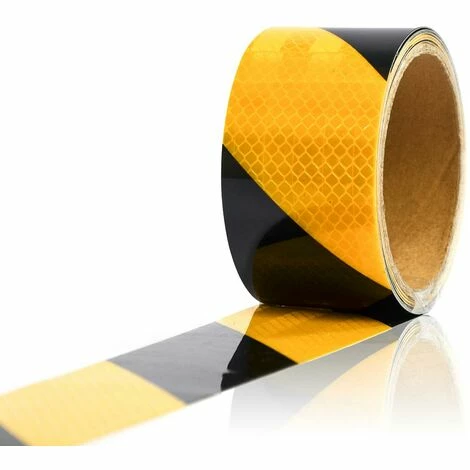 eyepower Warnklebeband Reflektorband Schwarz-Gelb 5cmx3m Sicherheit Warnband Markierung Band selbstklebendes reflektieres Signalband Eyepower Warnklebeband Reflektorband Schwarz-Gelb 5cmx3m Sicherheit Warnband Markierung Band Selbstklebendes Reflektieres Signalband -Eyepower-Shop 9855767 4